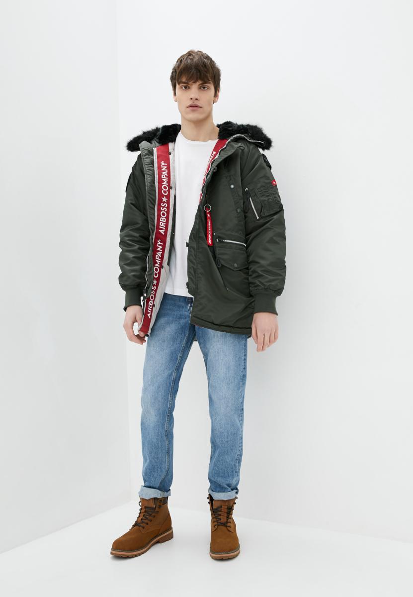 Куртка зимова N-3B MJ-12 L Сірий (123236) - фото 2