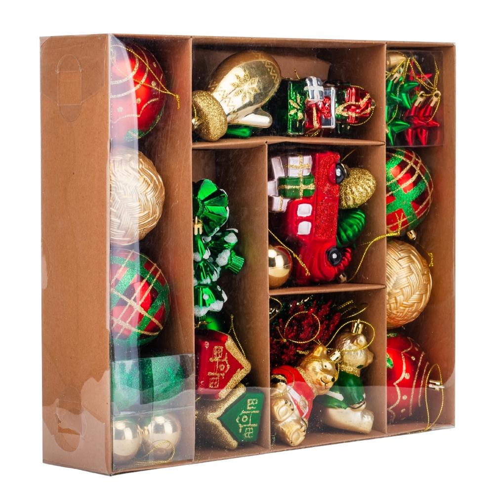 Набір ялинкових іграшок Казкова подорож 70 шт. (9125-031) - фото 2 Набір ялинкових іграшок Казкова подорож 70 шт. (9125-031) - фото 2