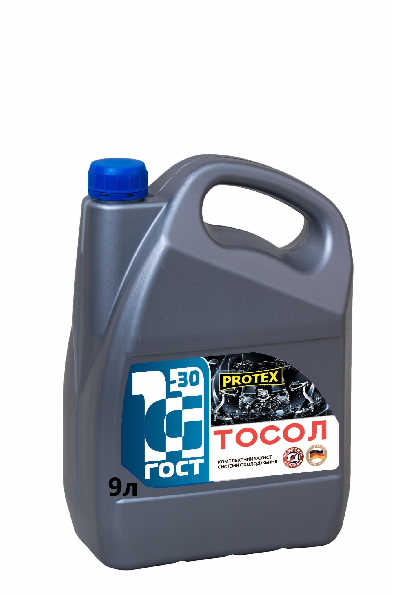 Тосол PROTEX -30 G11 9,50 кг Синій