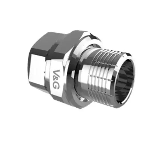 Сгон-американка прямой V&G VALOGIN 1/2"ВН 50 хромированный (SQ-1040301)