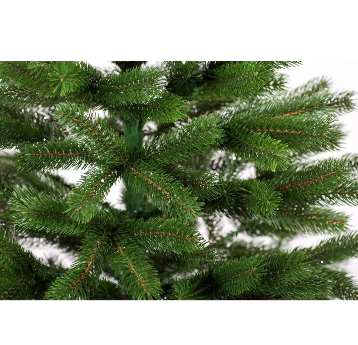 Штучна ялинка лита Президентська з металевою підставкою 2,50 м Зелений (NYT15108) - фото 3