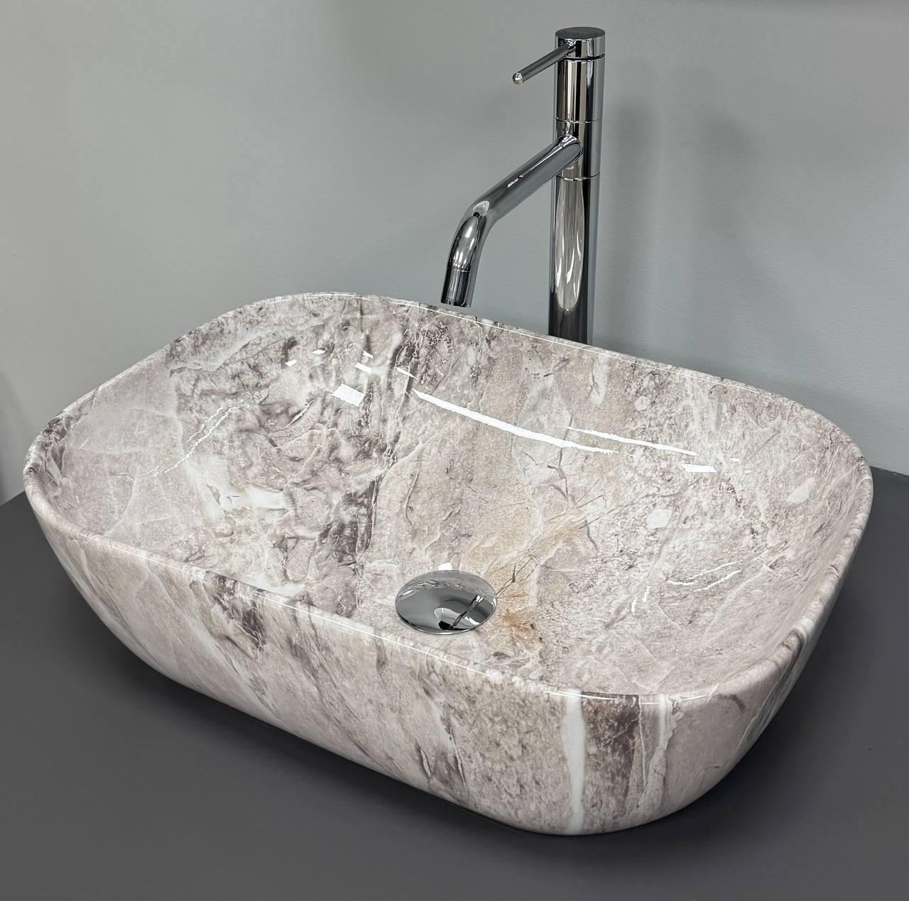 Умывальник накладной VBI RAVENNA STONE Glossy (3018865736) Умывальник накладной VBI RAVENNA STONE Glossy (3018865736)