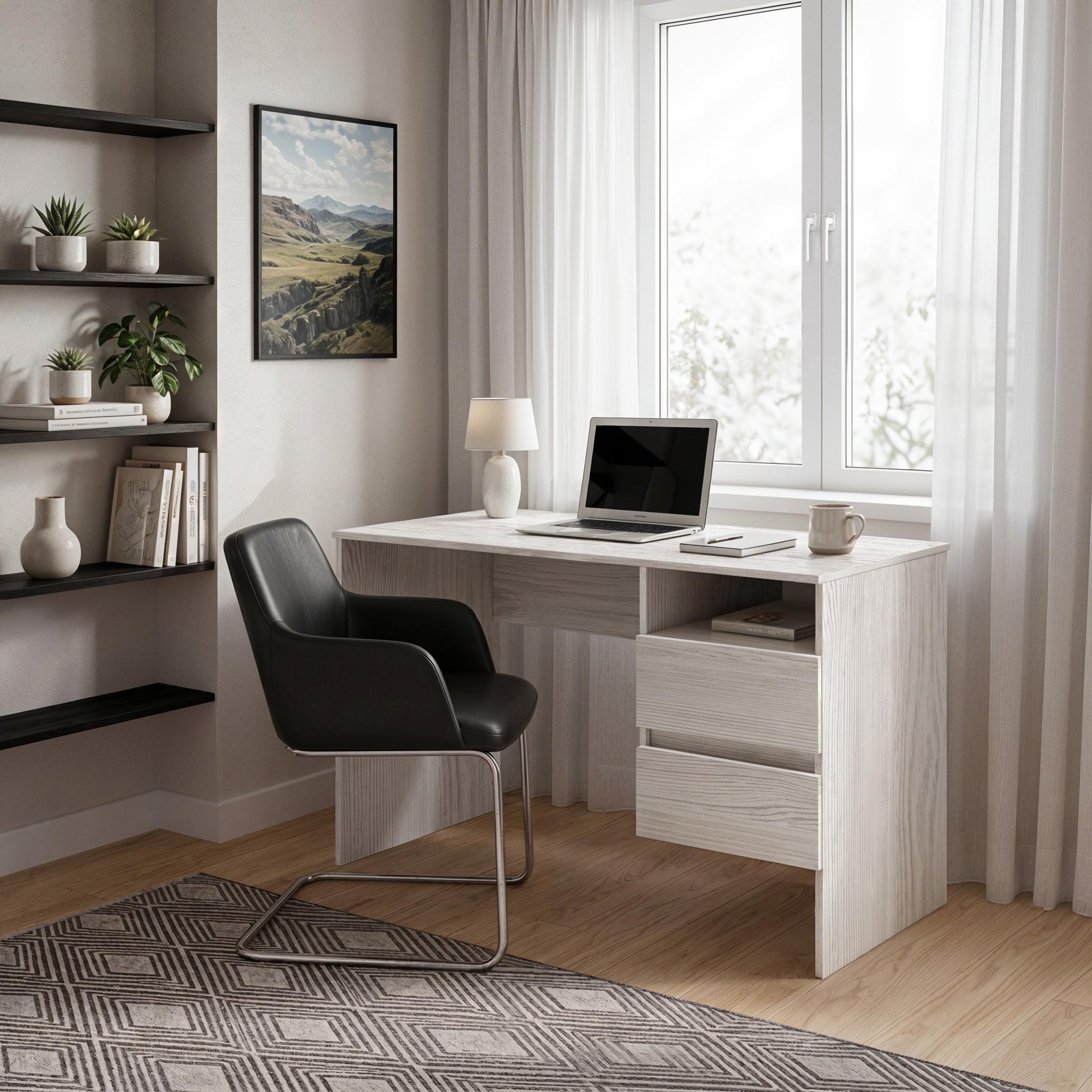Стол письменный на 2 ящика Line SL-11200х600х750 мм Аляска