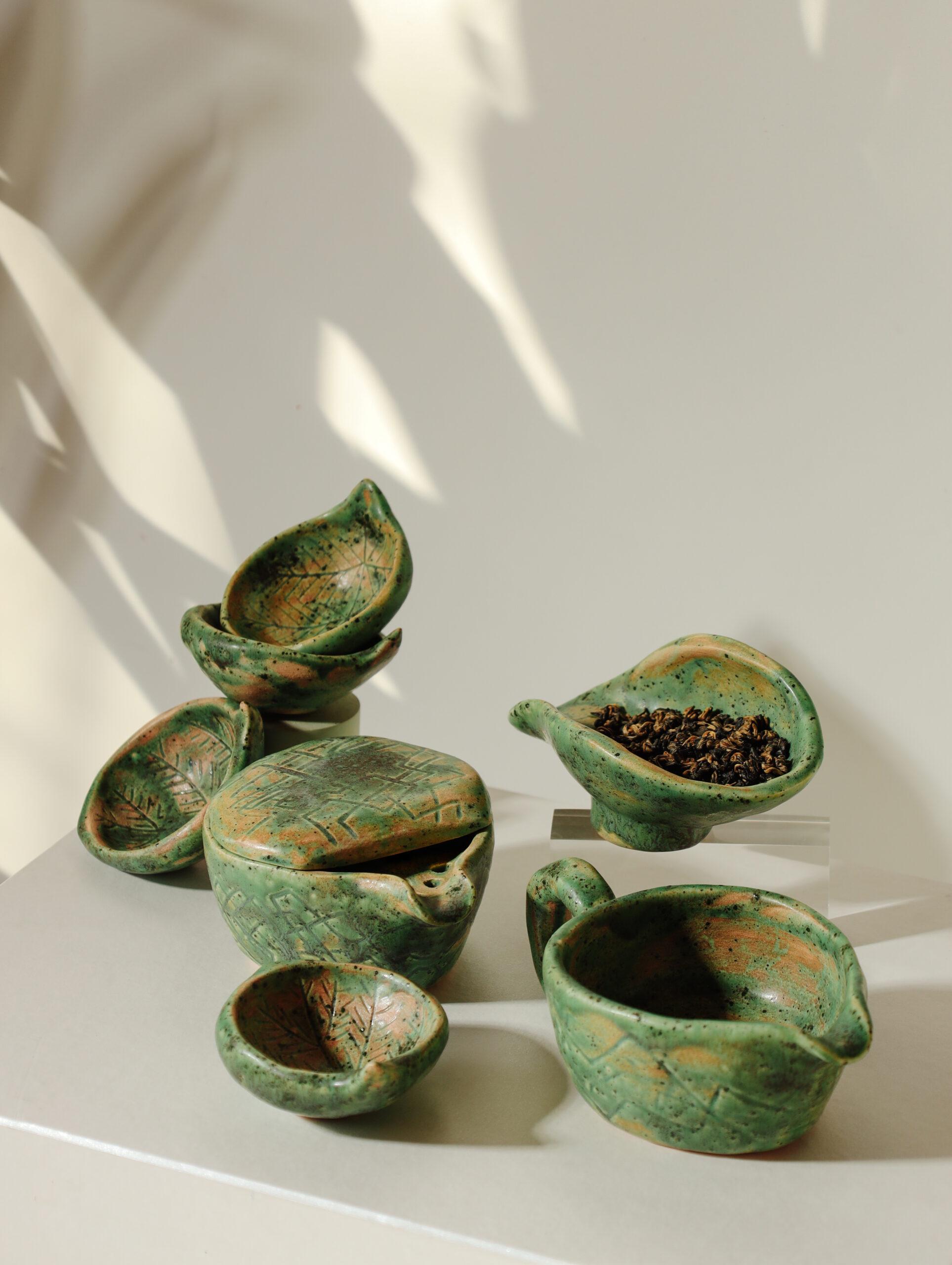 Набор для чайной церемонии Эльфийский полный ручной работы (TS-08) - фото 10 Набор для чайной церемонии Эльфийский полный ручной работы (TS-08) - фото 10