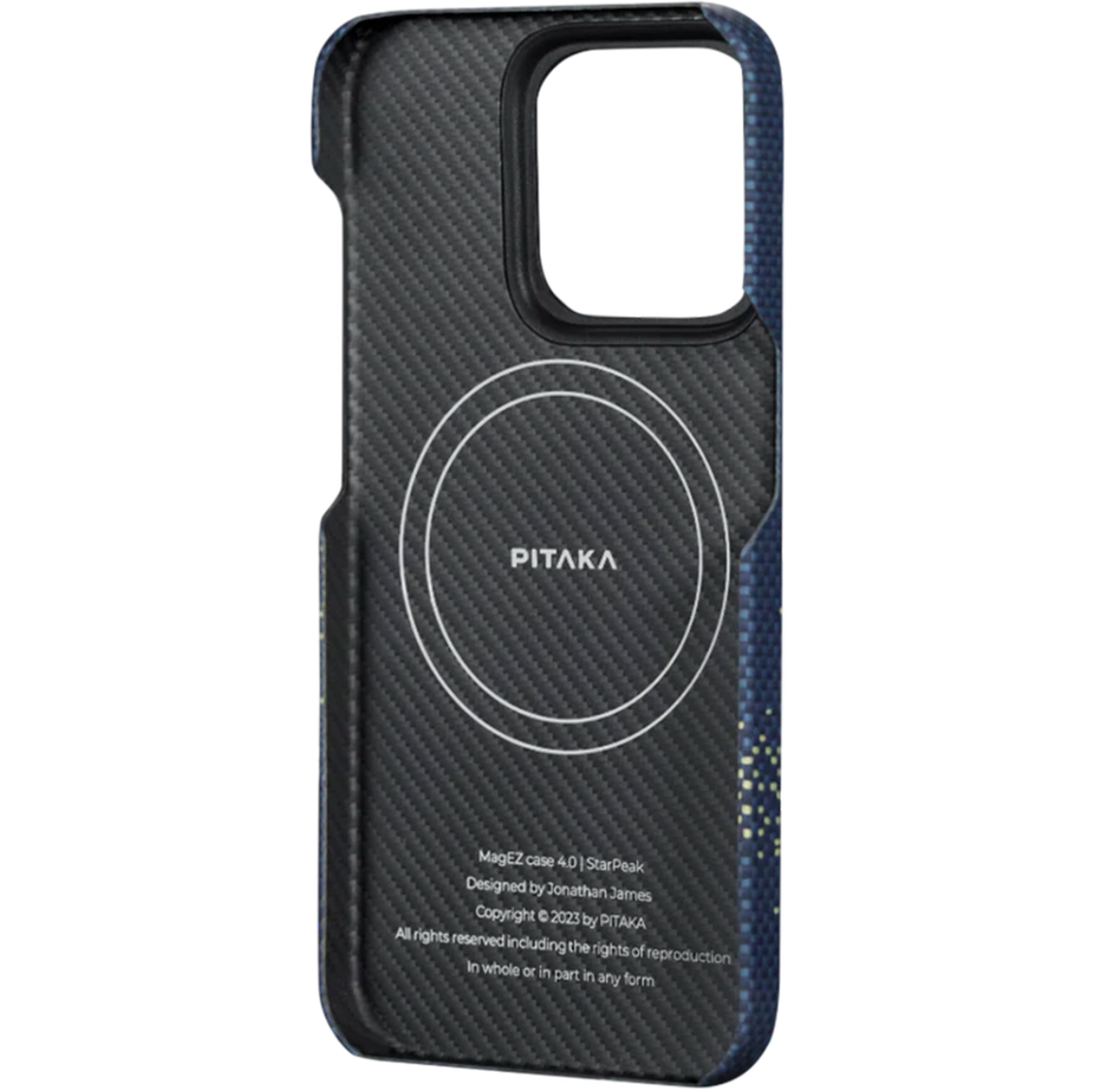 Чохол накладка Pitaka MagEZ Case 4 StarPeak Milky Way Galaxy for iPhone 15 Pro Max (KI1502PMYG) - фото 4