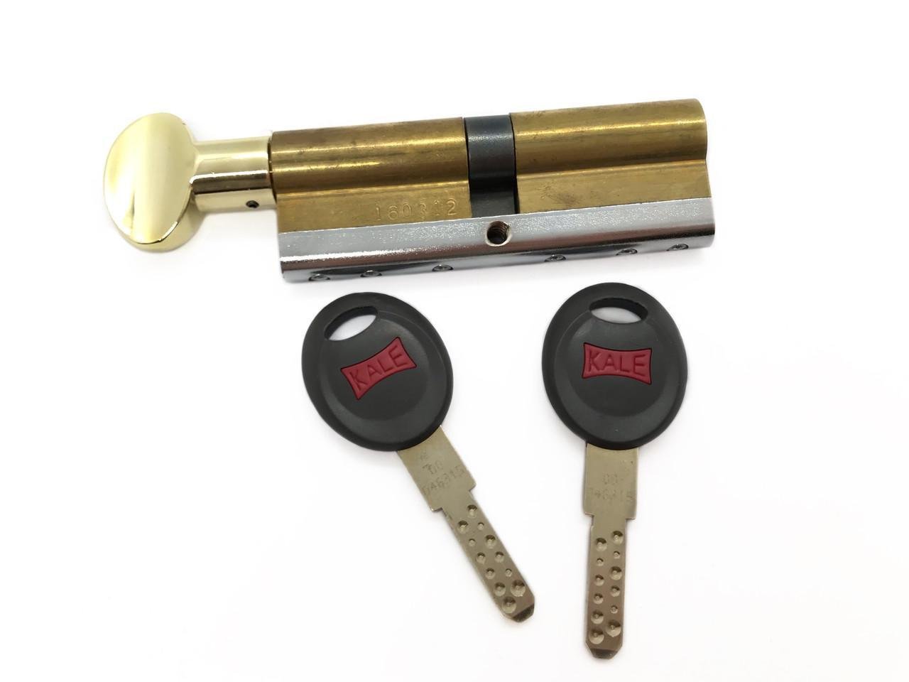 Сердцевина для замка противовзломная с тумблером Kale 164CEC 90 мм M 40х10х40