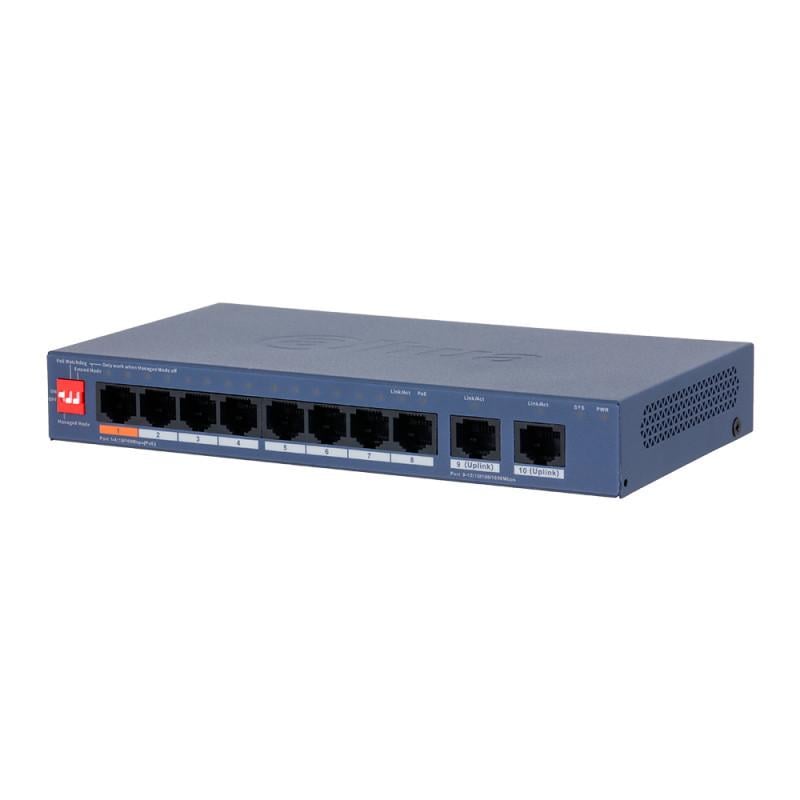 Коммутатор управляемый Dahua DH-CS4010-8ET2GT-60 8 портов