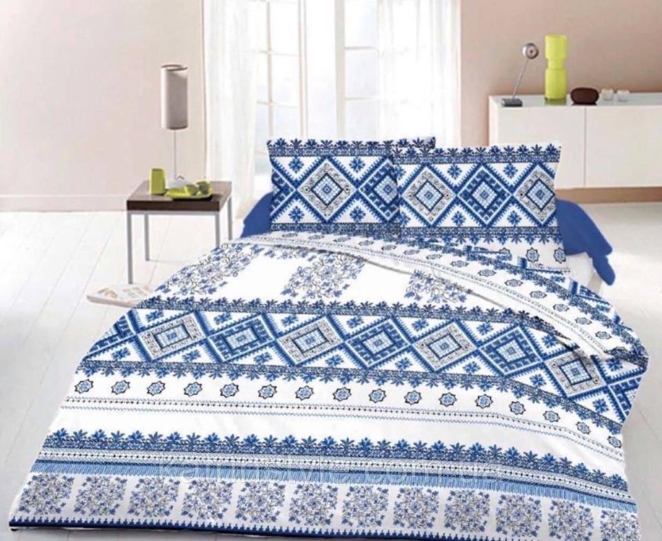 Комплект постельного белья двуспальный Gold Вышиванка (8541)