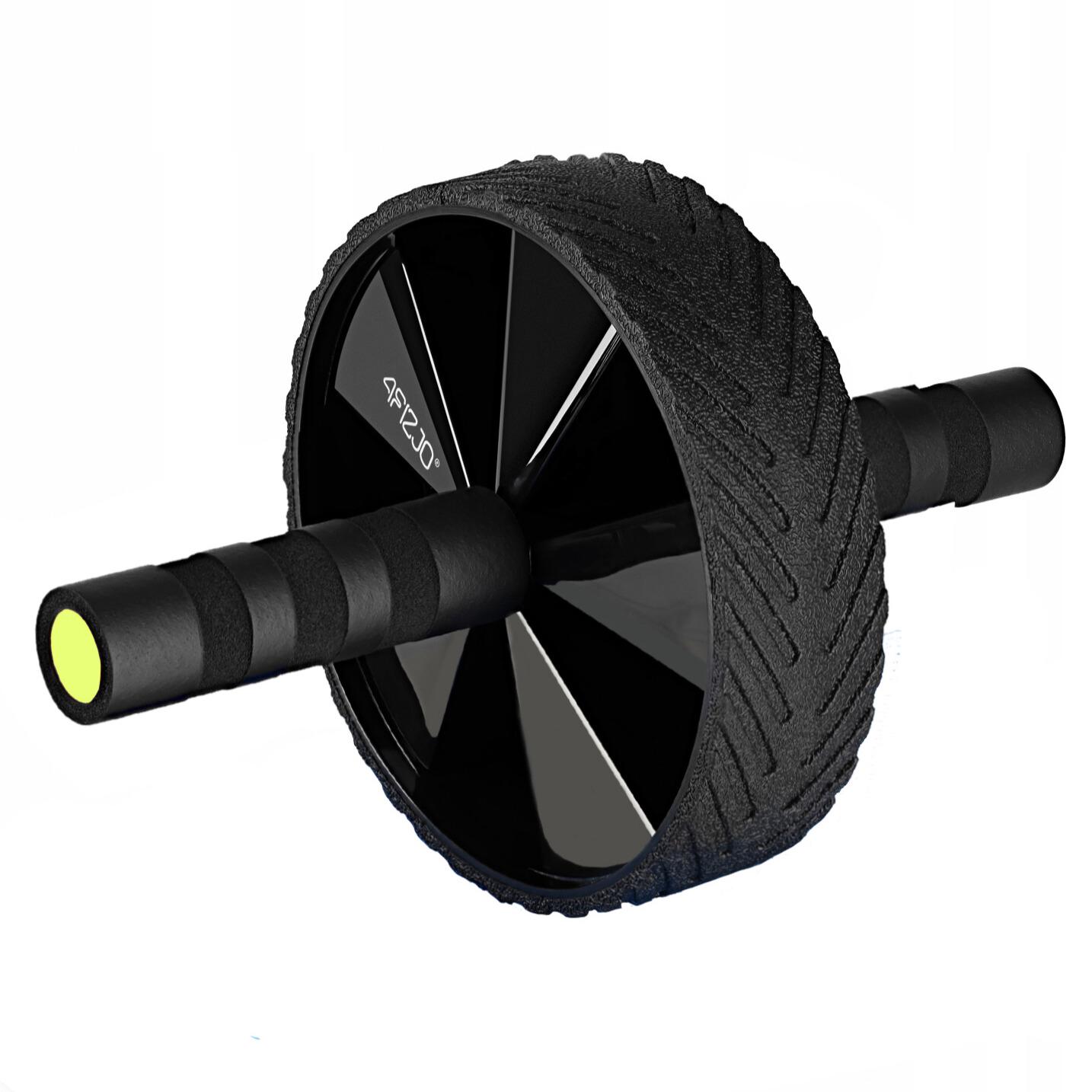 Ролик для пресса 4FIZJO Ab Wheel Black/Yellow (P-5907739314840)
