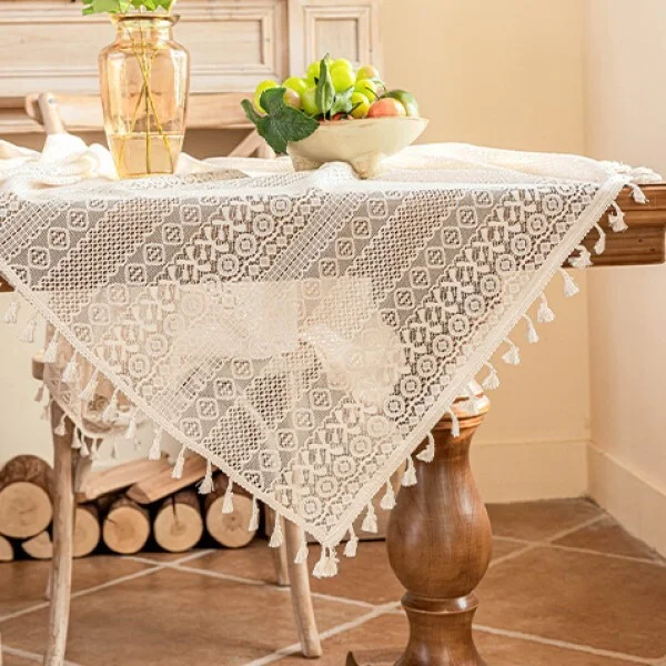 Скатерть кружевная 140x200 см (Q00461-2) - фото 9 Скатерть кружевная 140x200 см (Q00461-2) - фото 9