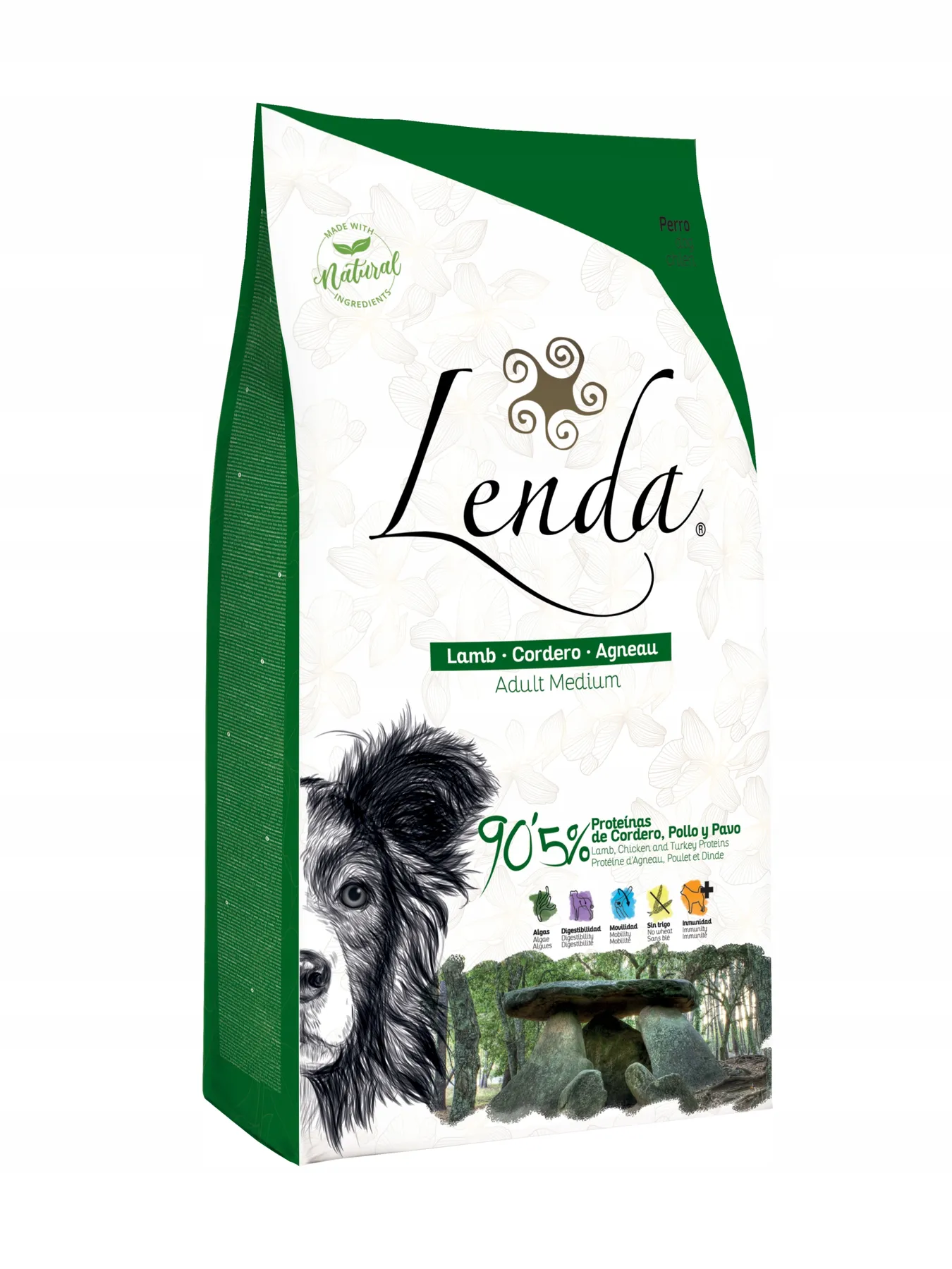 Корм сухий Lenda LAMB з ягням для дорослих собак усіх порід 2 кг (24053991)