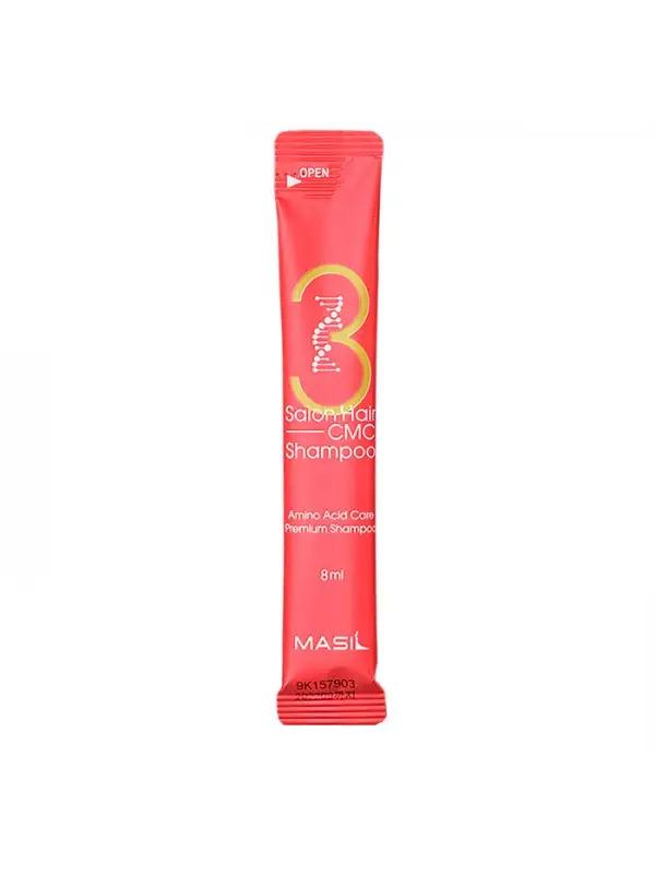 Шампунь, що відновлює з амінокислотами Masil 3 Salon Hair CMC Shampoo 8 мл 1 шт. (10629941)