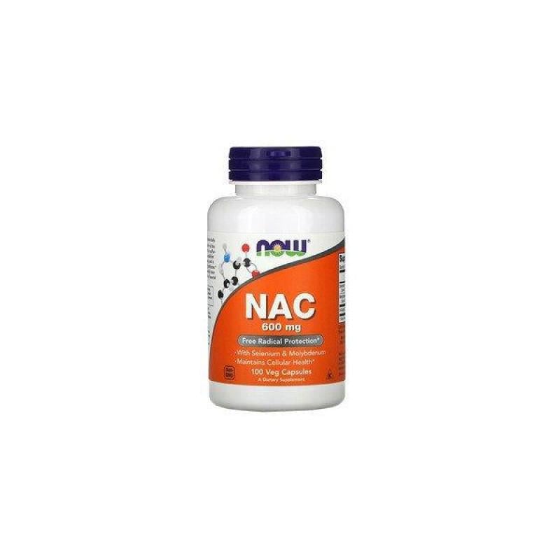 Аминокислоты Now Foods Ацетилцистеин NAC 600 мг 100 капс. (NOW-00085)