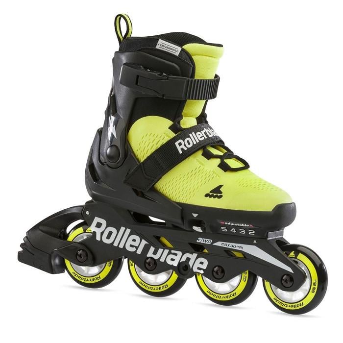 Ролики дитячі Rollerblade Microblade SE 2021 28/32 Чорний/Салатовий