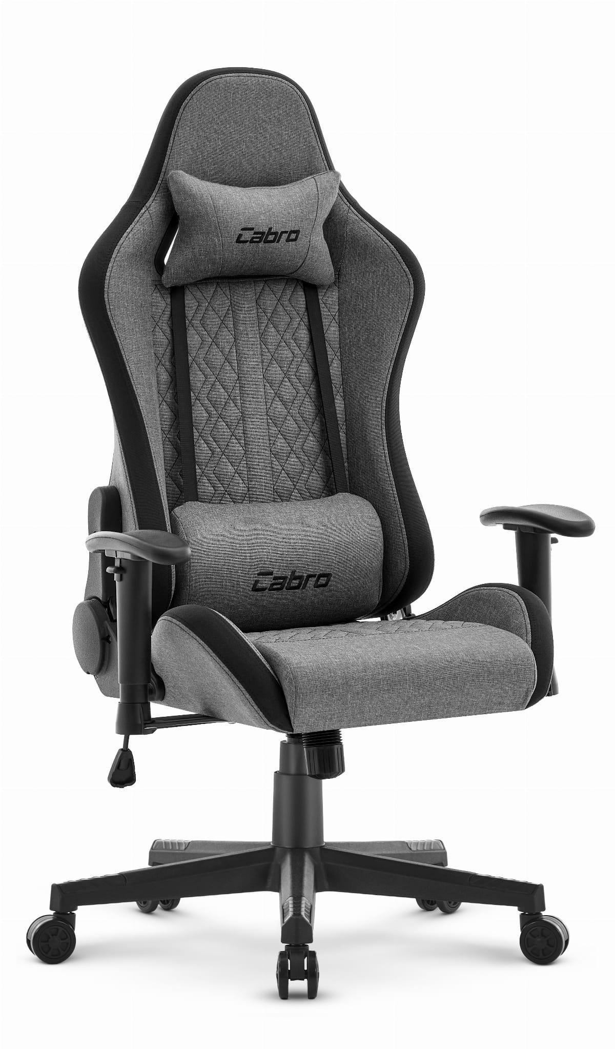Геймерское кресло Cabro C508 ткань Grey (32542745) Геймерское кресло Cabro C508 ткань Grey (32542745)