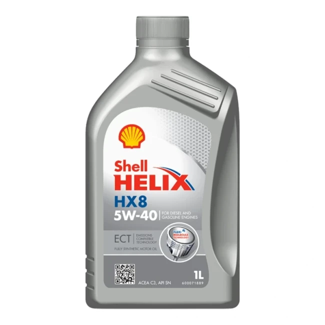 Моторное масло Shell Helix HX8 ECT 5W-40 1 л (550047772)