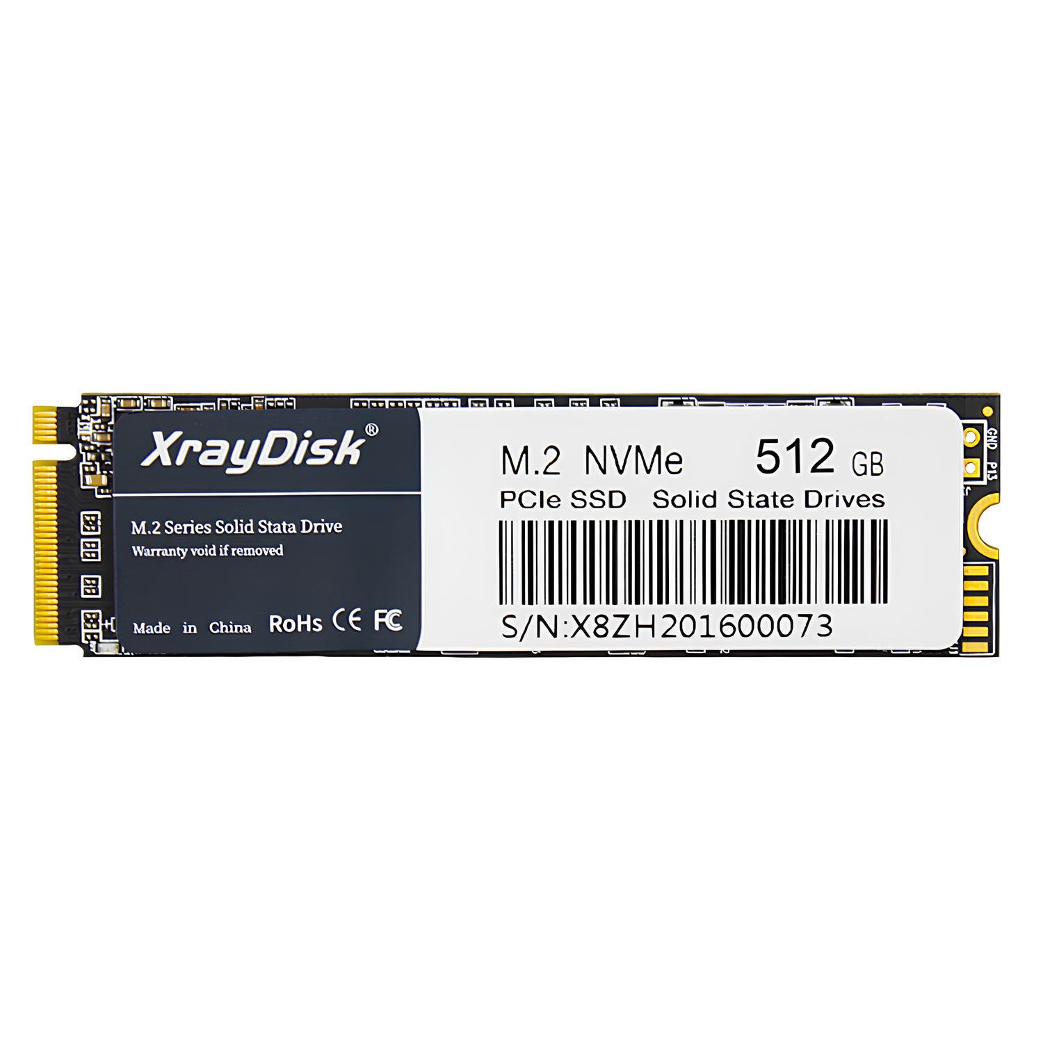 SSD-диск XrayDisk 512GB NVMe M.2 2280 PCIe 3.0x4 (XSDAM28E3051B 3879)