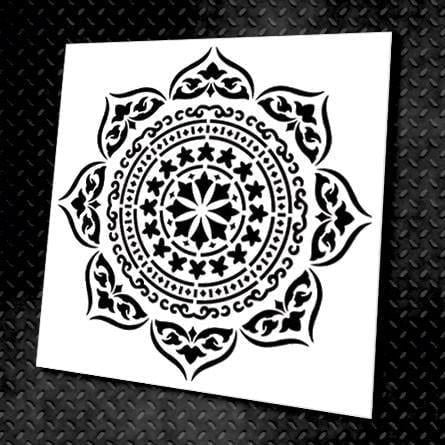 Трафарет многоразовый DFA Круглый узор 49 для штукатурки и краски (С00049) Трафарет многоразовый DFA Круглый узор 49 для штукатурки и краски (С00049)