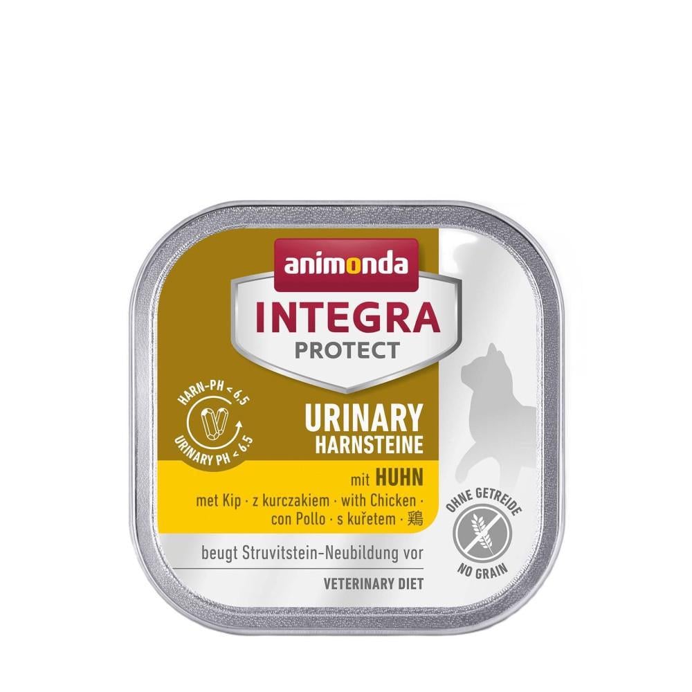Корм влажный для кошек Integra Protect Urinary Struvit при лечении мочекаменной болезни курица 100 г (2527322915)