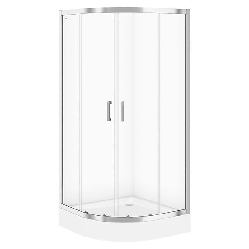 Душевая кабина Cersanit Basic 185х90х90 см стекло 5 мм без поддона Хром (S158-005)
