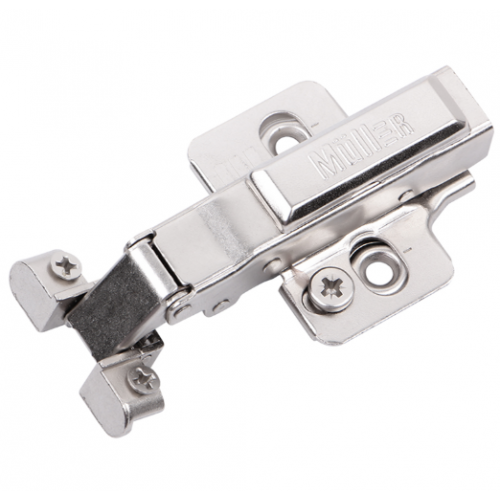 Петля мебельная накладная Muller 95° Clip-On для алюминиевого профиля (714267)