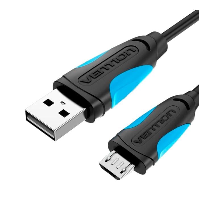 Кабель Vention USB 2.0 AM-micro BM 0,5 м Black (VAS-A08-B050)
