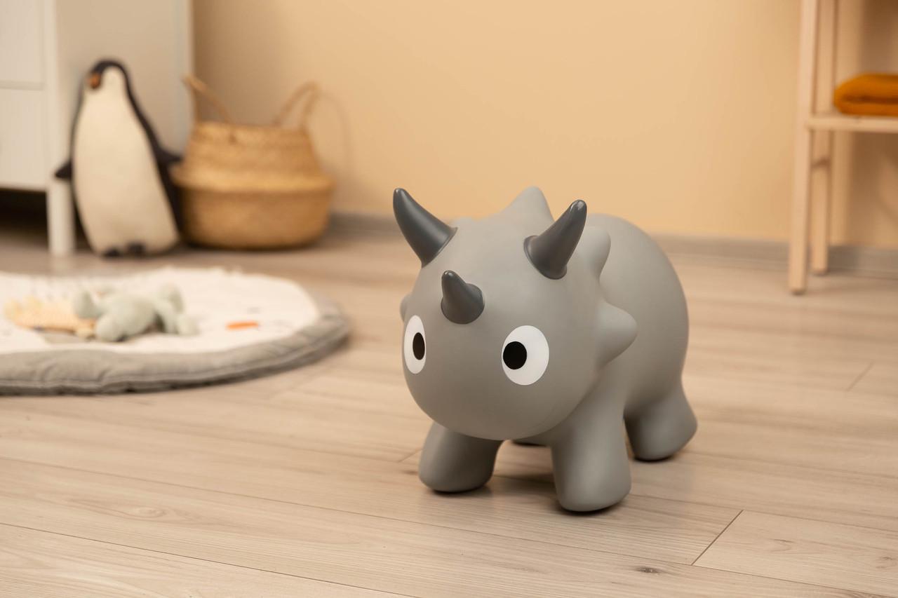 Стрибун гумовий дитячий Caretero Toyz Dinu Grey (2546894073) - фото 7 Стрибун гумовий дитячий Caretero Toyz Dinu Grey (2546894073) - фото 7