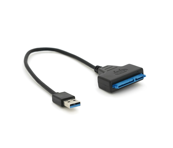 Кабель для підключення дисків HDD/SSD VOLTRONIC Usb 3.0 AM to SATA 0,1 м Black (YT-C3.0-SATA/0.1)