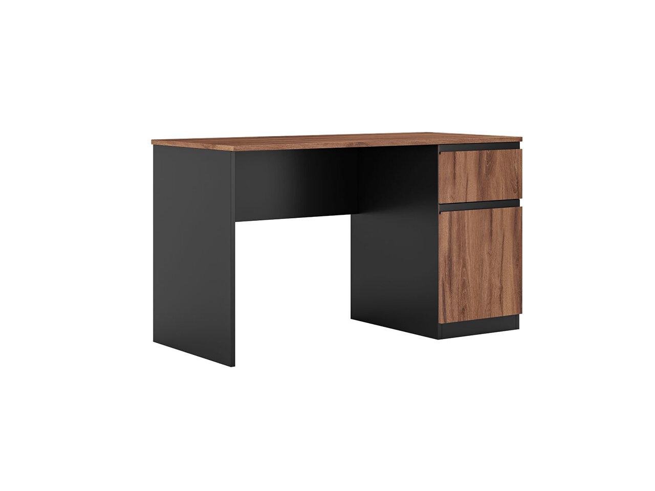 Стіл письмовий Світ меблів Фріда 1Т із ДСП Чорний/Дуб Ліворно (51777)