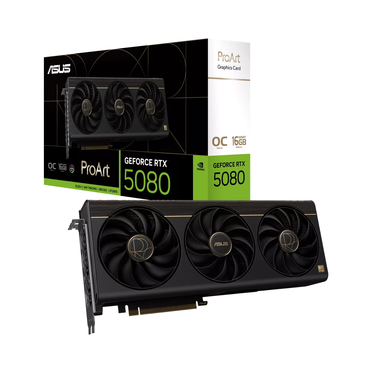 Видеокарта RTX 5080 16GB GDDR7 ProArt OC Asus (PROART-RTX5080-O16G) Видеокарта RTX 5080 16GB GDDR7 ProArt OC Asus (PROART-RTX5080-O16G)