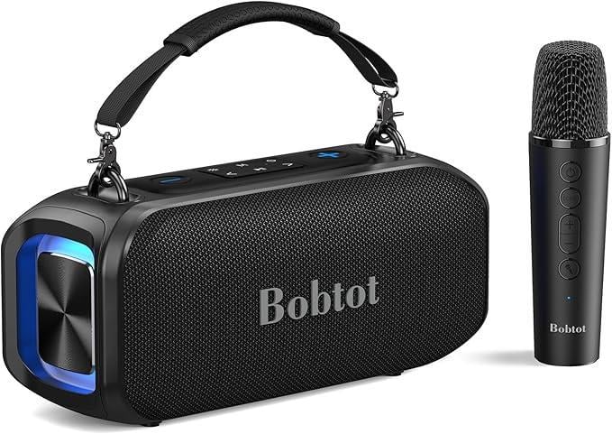 Караоке-плеєр з бездротовим мікрофоном Bobtot Bluetooth 40 Вт