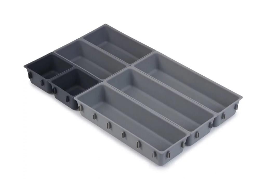 Органайзер для ящиков Drawer Organizer модульный кухонный 7 отделений 27х155х10 см (R93680-7)