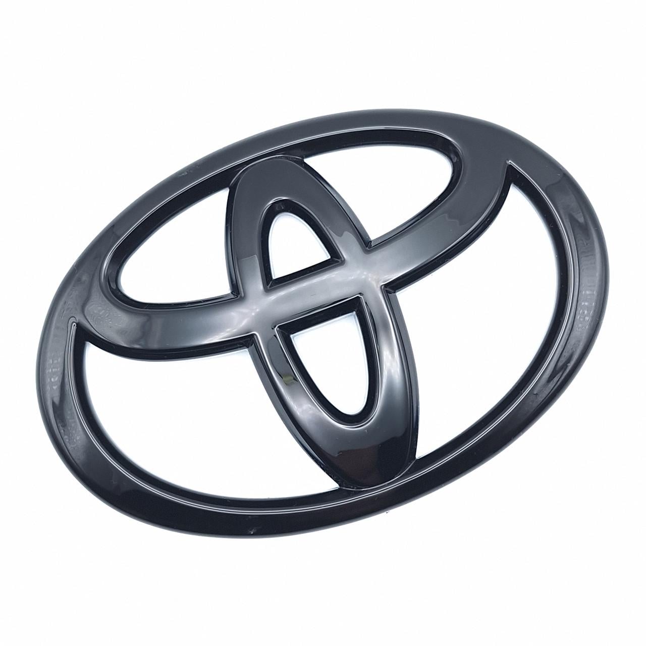 Эмблема Toyota 140х96 мм Черный глянцевый (2074709755)