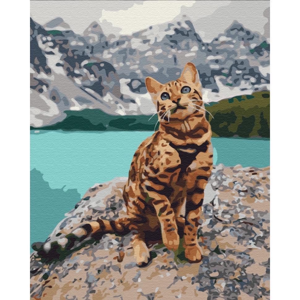 Картина за номерами Brushme Улюбленець в горах BS33346 40x50 см (RLT31436)