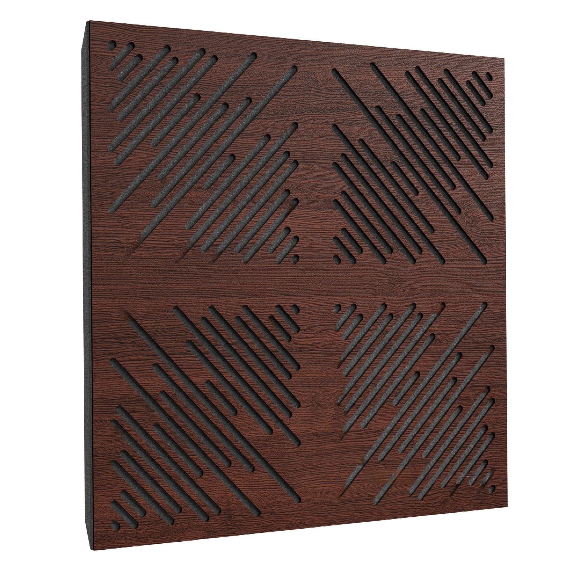 Акустическая панель Ecosound 4Diagonals Wenge 50х50 см 33 мм Коричневый (1080) Акустическая панель Ecosound 4Diagonals Wenge 50х50 см 33 мм Коричневый (1080)