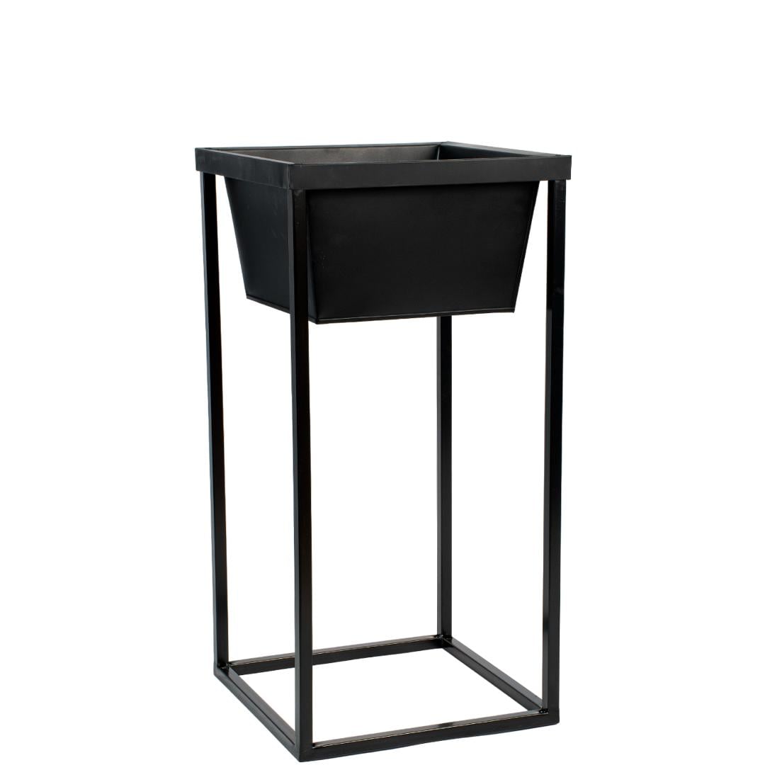 Кашпо Engard на металевій підставці 14 л Чорний (ME 02) Кашпо Engard на металевій підставці 14 л Чорний (ME 02)