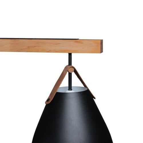 Подвесной светильник ETRON 1-EDR-7204 NordicGlow E27 3x40 Вт Натуральный/Черный (87412) - фото 2 Подвесной светильник ETRON 1-EDR-7204 NordicGlow E27 3x40 Вт Натуральный/Черный (87412) - фото 2