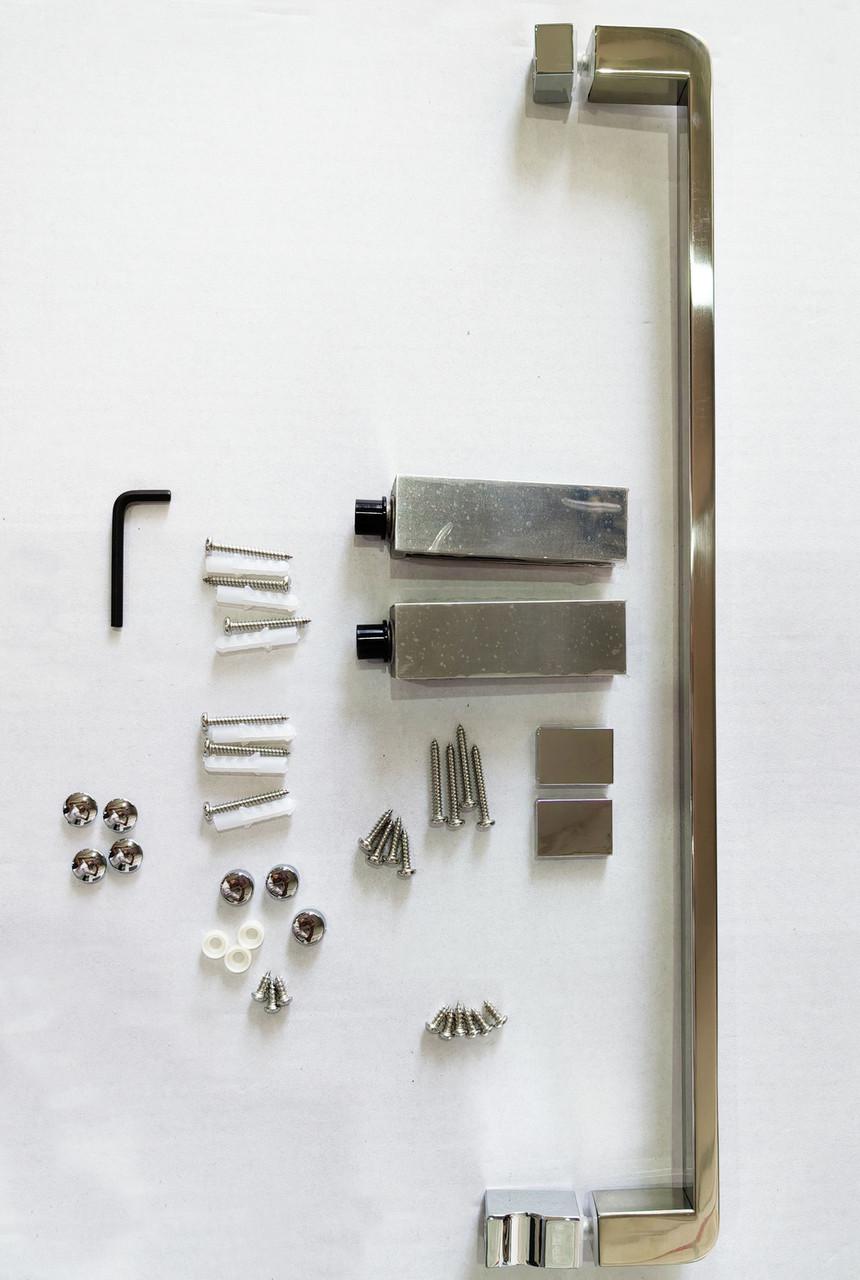 Душевая кабина без поддона MIXXUS Premium BEVEL SC01-90x90x195-TR прозрачное стекло 6 мм Chrome (MI6863) - фото 8