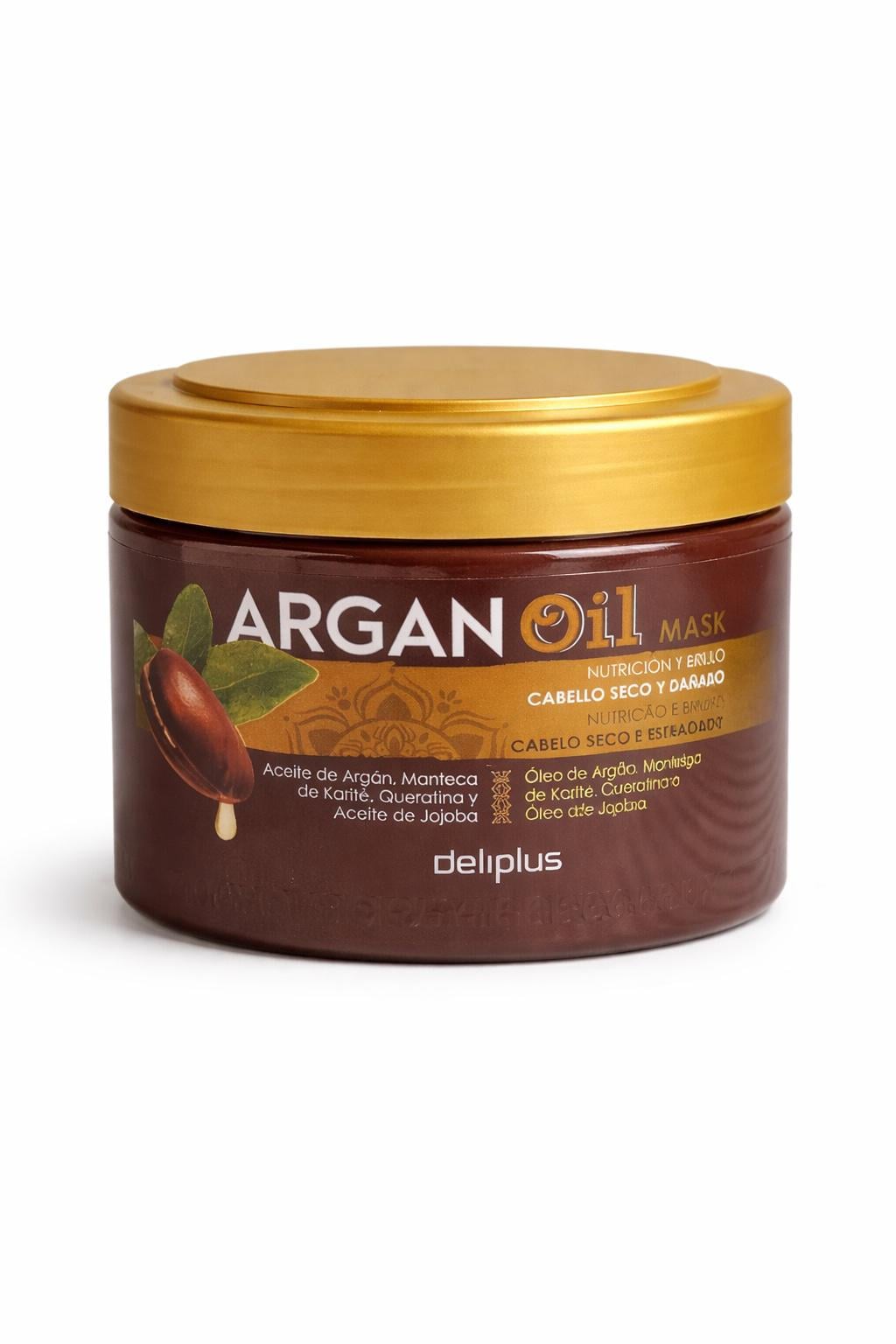 Маска для поврежденных и окрашенных волос Deliplus Argan Oil 400 мл