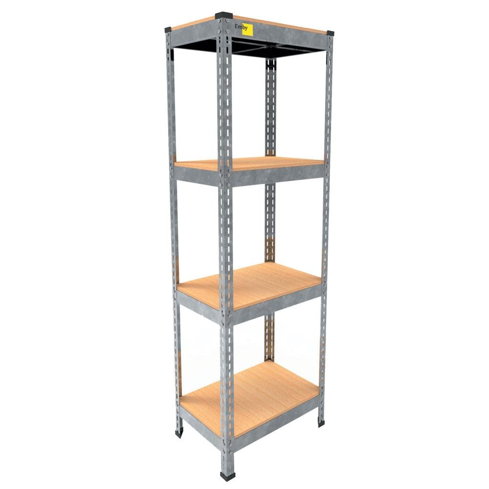 Стелаж металевий Emby Light Series оцинкований 4 полиці ДСП до 100 кг 1500х450x300 мм (65d33a276fb0382fce23f053) Стелаж металевий Emby Light Series оцинкований 4 полиці ДСП до 100 кг 1500х450x300 мм (65d33a276fb0382fce23f053)