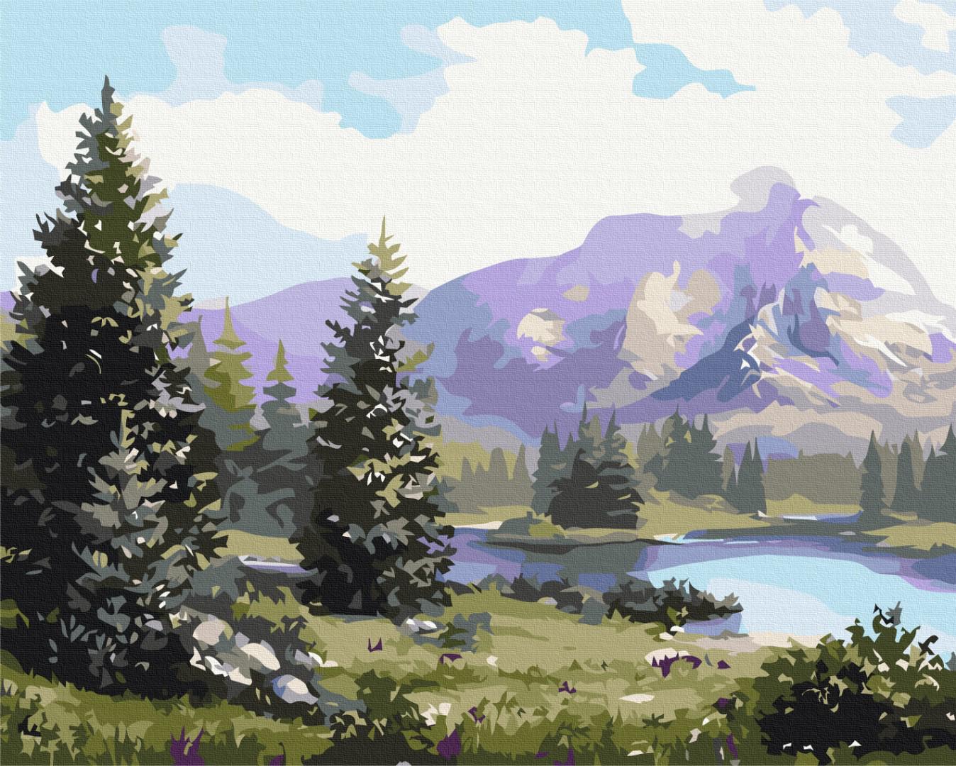 Картина по номерам Brushme Прекрасные горы 48x60 см (BS44473L)