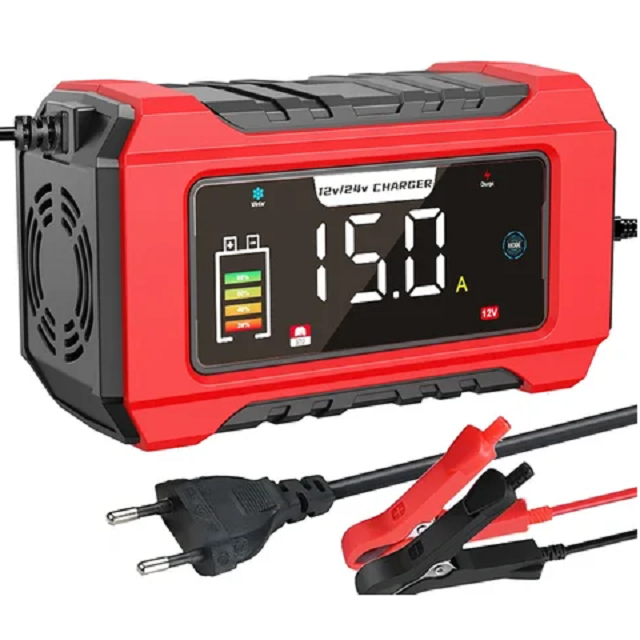 Зарядний пристрій для акумулятора 12V15А-24V8A автоматичний імпульсний (27513243)