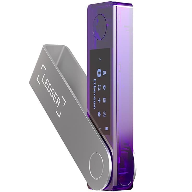 Крипто-кошелек аппаратный холодный Ledger Nano X Cosmic Purple