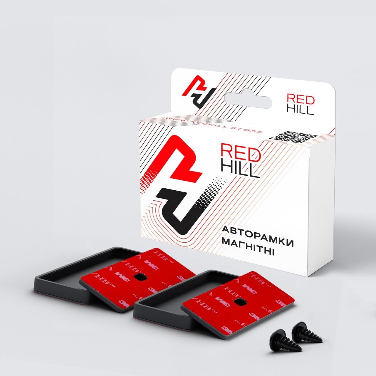 Рамка для номерного знака RED HILL магнитная (2541038485)