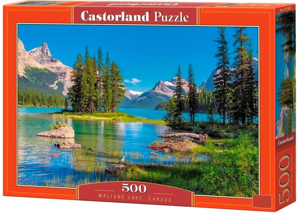 Пазл Castorland Озеро Малайн Канада 500 дет.