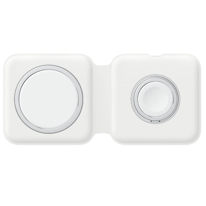Беспроводное зарядное устройство Wireless Charger with Magsafe 2in1 for Apple (AAA)