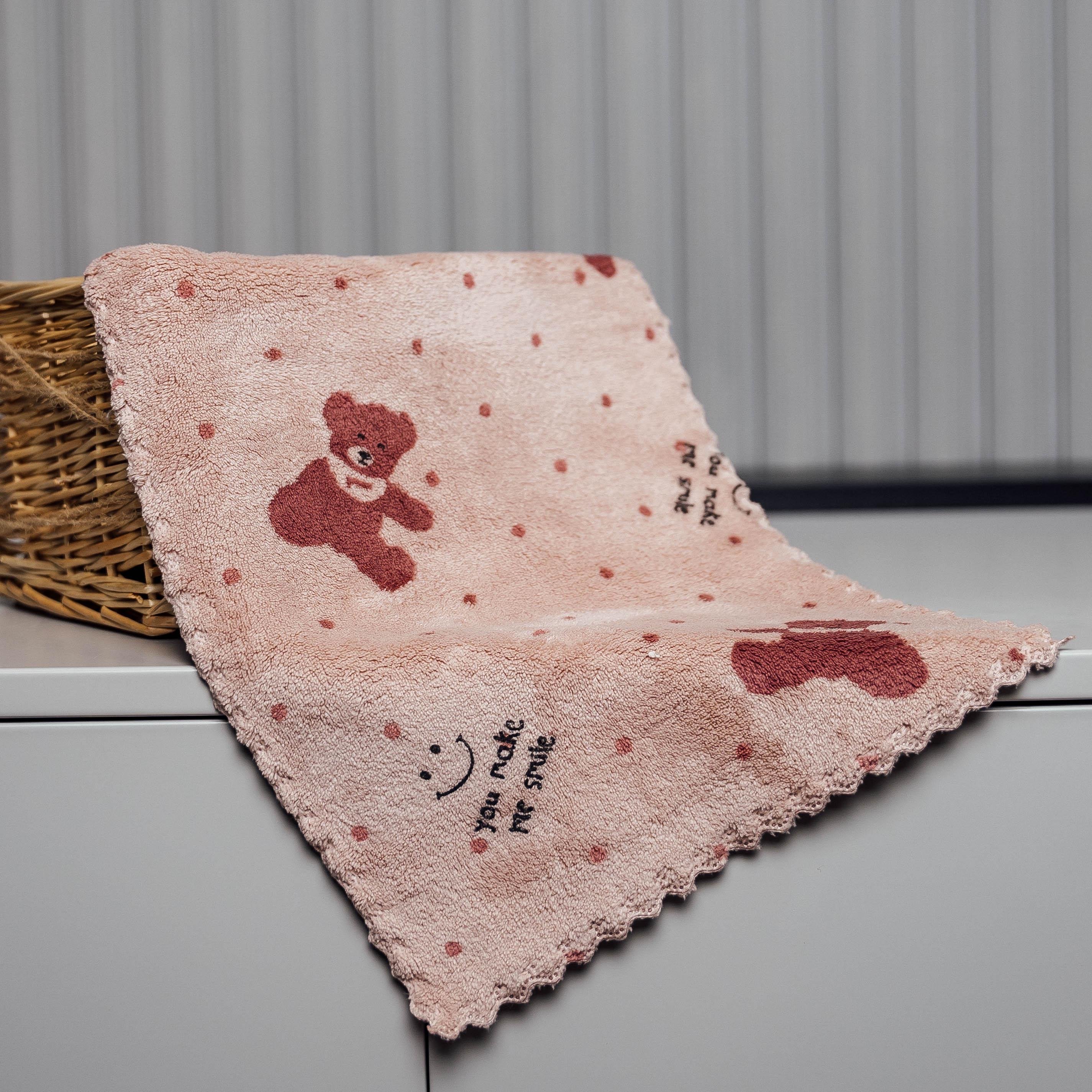 Полотенце для рук МикроМир фибра 25х50 см Светло-розовый (88109)