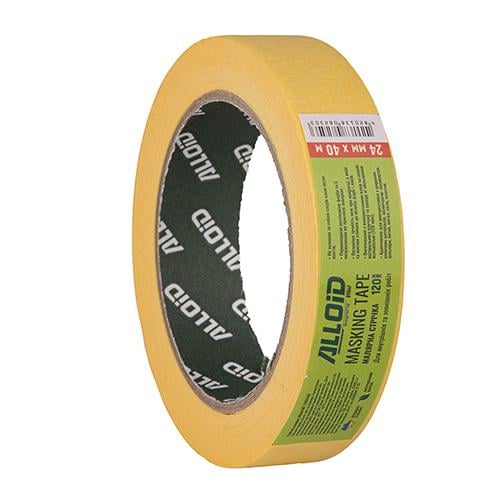Стрічка малярська Alloid 24 мм х 40 м/120 мкм (MT-1202440)
