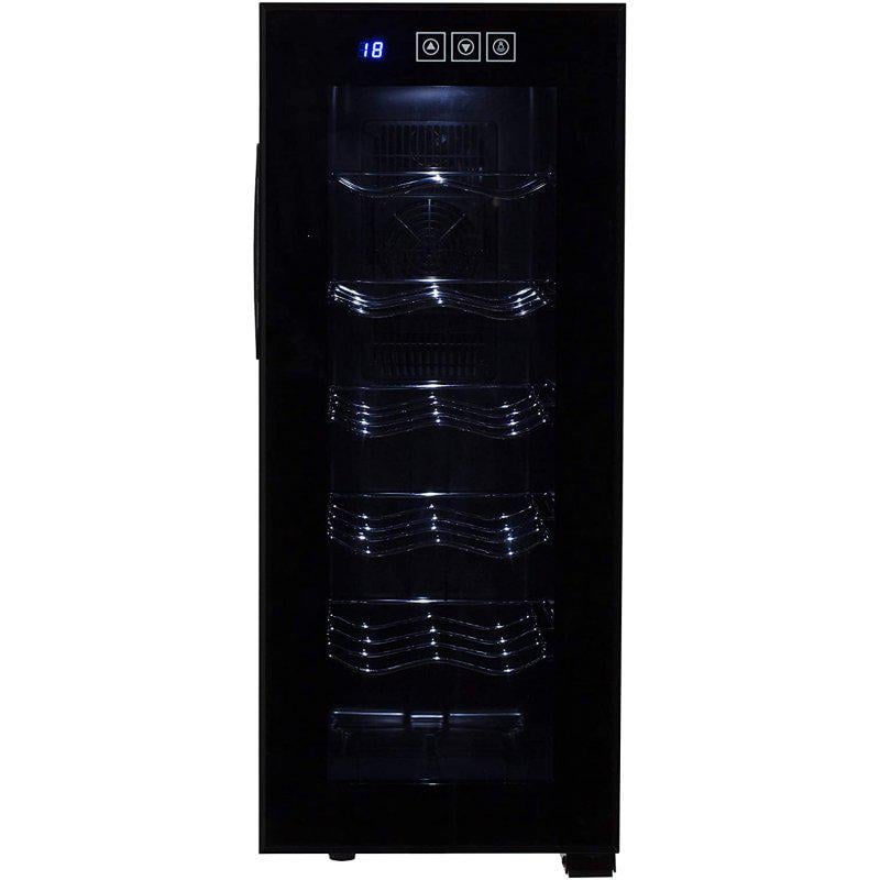 Холодильник для вина Adler AD 8075 33L на 12 пляшок з внутрішньою підсвіткою