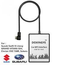 DOXINGYE USB SD AUX эмулятор для автомагнитолы Suzuki Swift VI Jimny  vitara SX4, clarion vxz 768R, Subaru